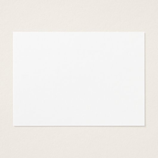 White Orchid and Veil Wedding Charity Favor Card Visitekaartjes (Achterkant)