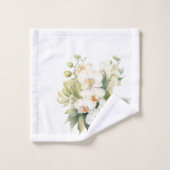 White Orchid Bad Handdoek (Wasdoekje)