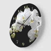 White Orchid Blossom Grote Klok (Hoek)