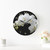 White Orchid Blossom Grote Klok (Huis)