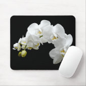White Orchid Blossom Muismat (Met muis)