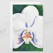 White Orchid Briefpapier (Voorkant / Achterkant)