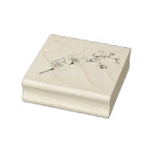 White Orchid Dream Elegant Feminine Chic Art Rubberstempel (Stempel)