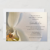 White Orchid Elegance Vrijgezellenfeest Kaart (Voorkant)