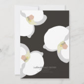 White Orchid Final Fling before the Ring Invitatio Kaart (Achterkant)