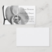 White Orchid Floral Designer Visitekaartje (Voorkant / Achterkant)