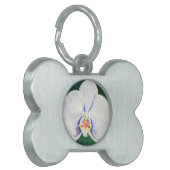 White Orchid Huisdieren Naamplaatje (Voorkant Links)