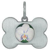 White Orchid Huisdieren Naamplaatje (voorkant)