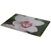 White Orchid I Beauful Tropical Flower Snijplank (Hoek)
