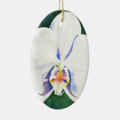 White Orchid Keramisch Ornament (Rechts)