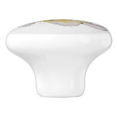 White Orchid Keramische Knop (Zijkant)