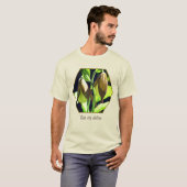 White Orchid Lady Slipper Flower Pair Personalized T-shirt (Voorkant volledig)