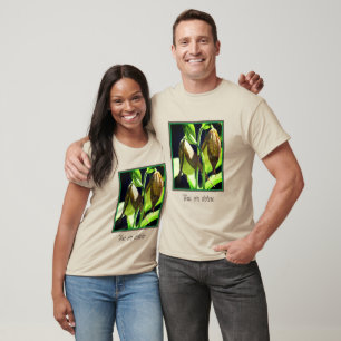 White Orchid Lady Slipper Flower Pair, speciaal ge T-shirt
