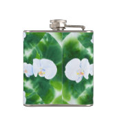 White Orchid Mandala Heupfles (Achterkant)