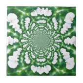 White Orchid Mandala Tegeltje (Voorkant)