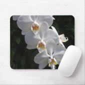 White Orchid Mousepad Muismat (Met muis)