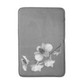 White Orchid on Grey Bath Mat L (Voorkant Verticaal)