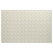 White Orchid Pattern Stof (Yard (91,4 cm))