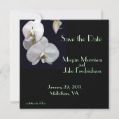White Orchid Save the Date (Voorkant)