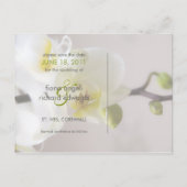 White Orchid · Save the Date Briefkaart (Achterkant)