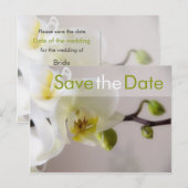 White Orchid · Save the Date Briefkaart (Voorkant / Achterkant)