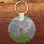 White Orchid Sleutelhanger (Voorkant)