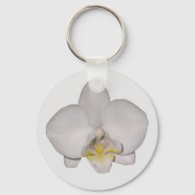 White Orchid Sleutelhanger