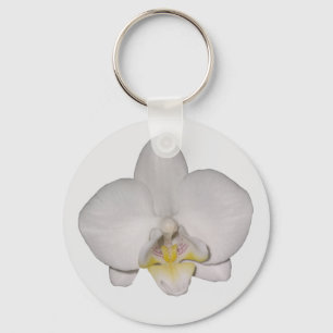 White Orchid Sleutelhanger