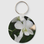 White Orchid Sleutelhanger (Voorkant)