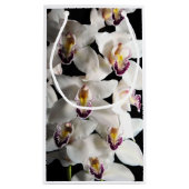 White Orchid Spray Klein Cadeauzakje (Achterkant)