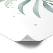 White Orchid Tropical Bouquet Print. Poster (Hoek)