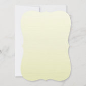 White Orchid & Vine Baptism  Kaart (Achterkant)