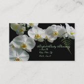 White Orchid Visitekaartje (Voorkant)