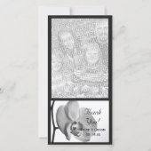 White Orchid Weddenschap Hartelijk dank Bedankkaart (Voorkant)