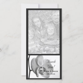 White Orchid Weddenschap Hartelijk dank Bedankkaart