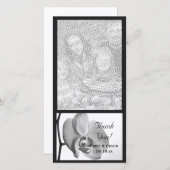 White Orchid Weddenschap Hartelijk dank Bedankkaart (Voorkant / Achterkant)