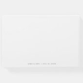 White Orchid Wedding Gastenboek (Achterkant)