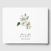 White Orchid Wedding Gastenboek (Achterkant)