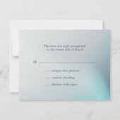White Orchid - Wedding RSVP-kaart RSVP Kaartje (Achterkant)