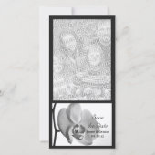 White Orchid Wedding Save the Date (Voorkant)