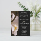 White Orchid Wedding Uitnodigingen en gunsten (Staand voorkant)