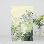 White Orchid Woodlands Briefpapier (Staand voorkant)