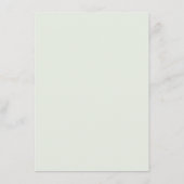 White Orchids and Kumquats Baby shower Well Wishes Informatiekaartje (Achterkant)