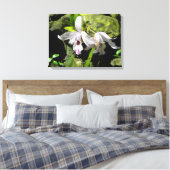 White Orchids Canvas Afdruk (Insitu (Slaapkamer))