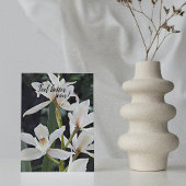 White Orchids Floral get good Kaart
