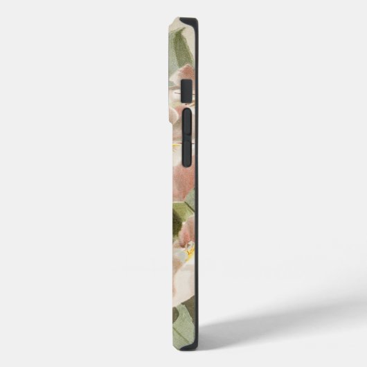 White Orchids Flower  Old Illustration Case-Mate iPhone Case (Achterkant / Links)