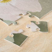 White Orchids Flower  Old Illustration Legpuzzel (Zijkant)