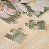 White Orchids Flower Old Illustration Legpuzzel (Zijkant)