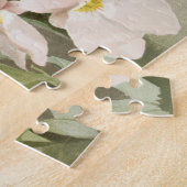 White Orchids Flower  Old Illustration Legpuzzel (Zijkant)