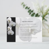 White Orchids Information Sheet Informatiekaartje (Staand voorkant)